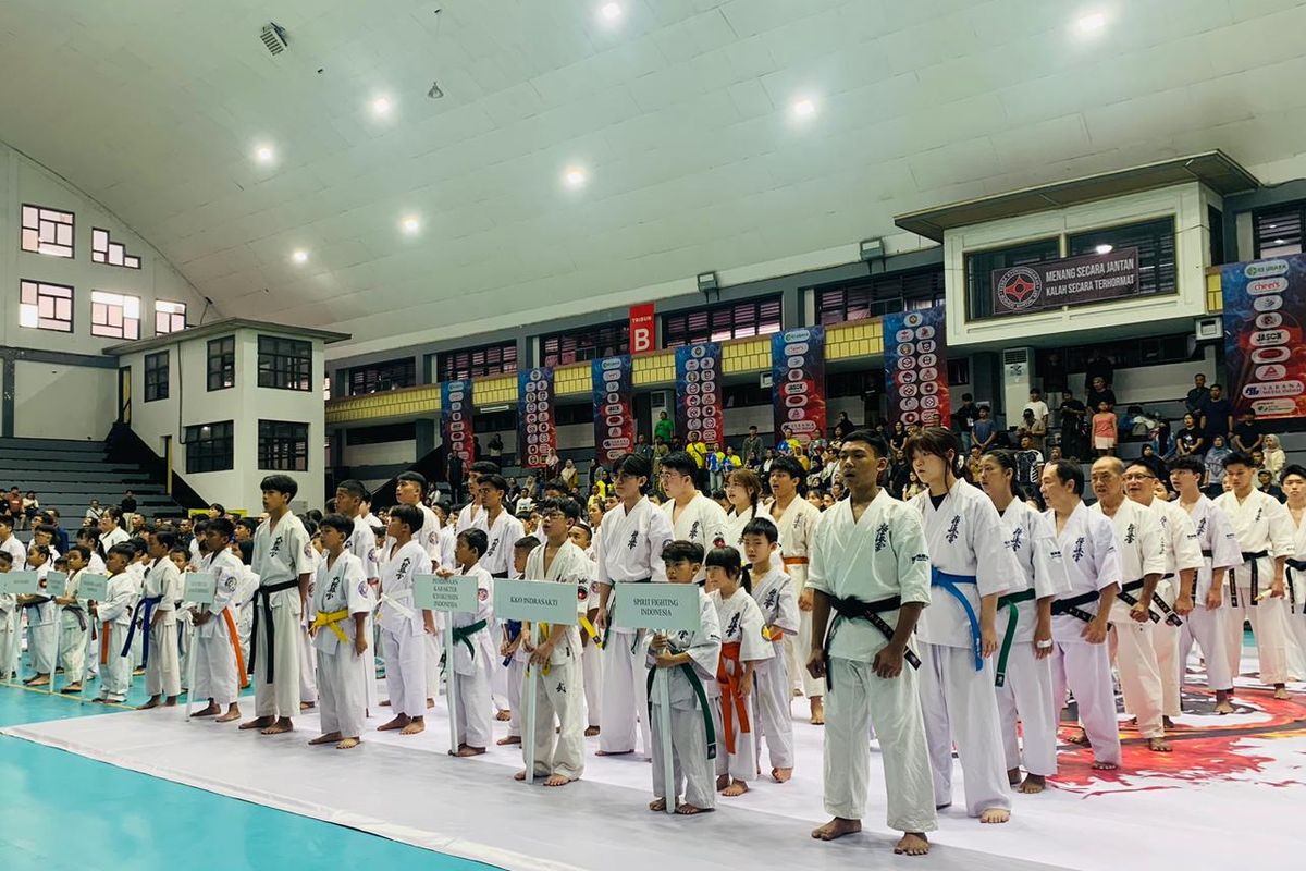 karate, karateka, indonesia, Kyokushin Karate, Jepang, Menuju World Cup Jepang, Karateka Kyokushin Indonesia Tempa Mental di Surabaya