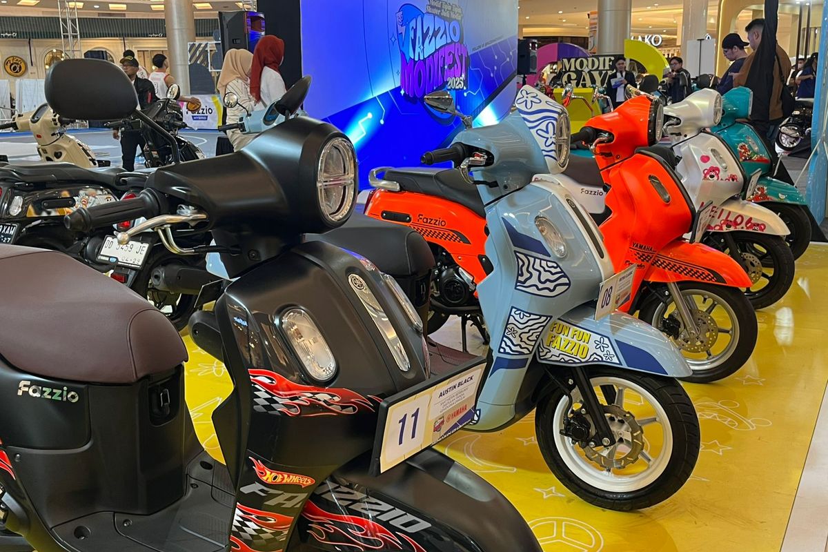 Fazzio Modifest, modifikasi, skuter kalcer, Fazzio Modifest 2025, Yamaha Fazzio, Aliran Modifikasi Skuter Kalcer Menjalar sampai Indonesia Timur