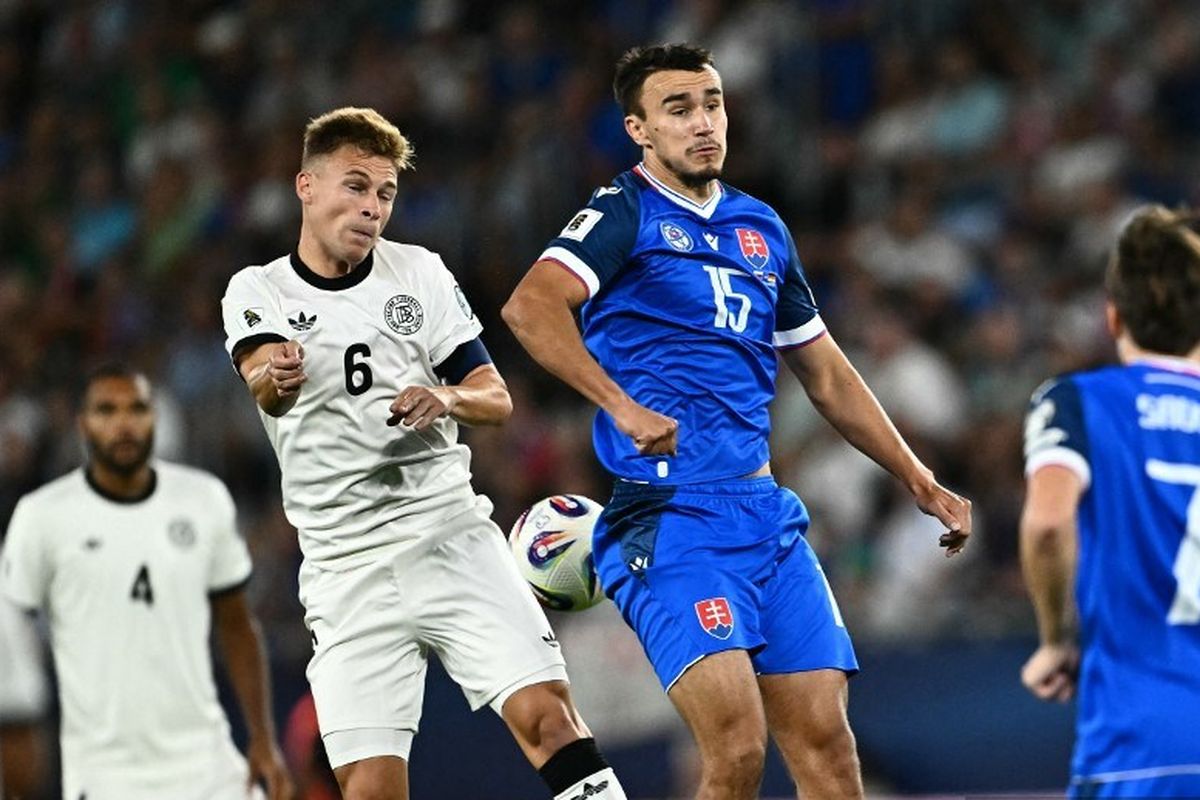 Joshua Kimmich, Timnas Jerman, kualifikasi piala dunia 2026, Slovakia vs Jerman, Skor Slovakia Vs Jerman 2-0, Kimmich Tak Suka Sikap Pemain Der Panzer