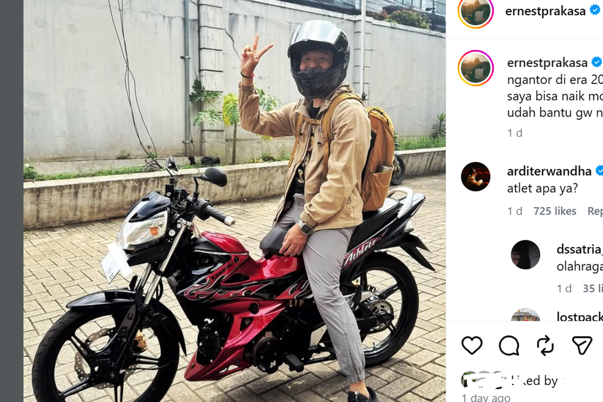 Kawasaki Athlete, motor bebek sport, Ernest Prakasa, Ernest Prakasa Pamer Kawasaki Athlete Lawas, Ini Spesifikasinya