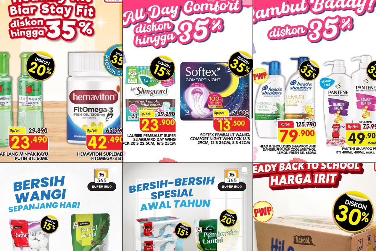 Promo Superindo, Superindo, Promo Superindo Hari ini 5 Januari 2026, Daging Sapi Turun Harga, 1. All Day Comfort (hingga 7 Januari), 2. Serba Daging Serba Seger (hingga 7 Januari), 3. Tahun Baru Stay Clean (hingga 7 Januari), 4. Bigpack Hematnya Max (hingga 7 Januari), 5. Serba Frozen Super Hemat (hingga 7 Januari), 6. Promo Bumbu Rahasia (hingga 7 Januari), 7. Serba Mie Wajib Distok (hingga 7 Januari), 8. Menu Sat Set (hingga 7 Januari), 9. Get That Glow (hingga 7 Januari), 10. Segarnya Setiap Hari (hingga 7 Januari)