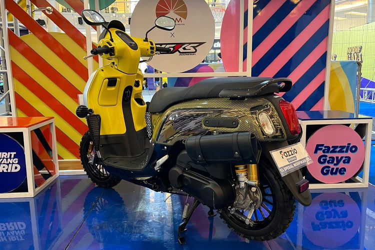Yamaha Fazzio, Fazzio, modifikasi, Yamaha Fazzio Hybrid, Fazzio Modifest 2025, Modifikasi Yamaha Fazzio Bergaya Trail, Terinspirasi Kamen Rider