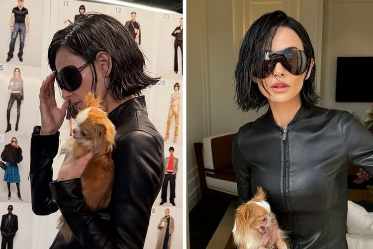 obat penurun berat badan, gaya rambut, Milan Fashion Week, Demi Moore Debut Rambut Bob di Milan Fashion Week, Perubahan Fisik Ikut Disorot
