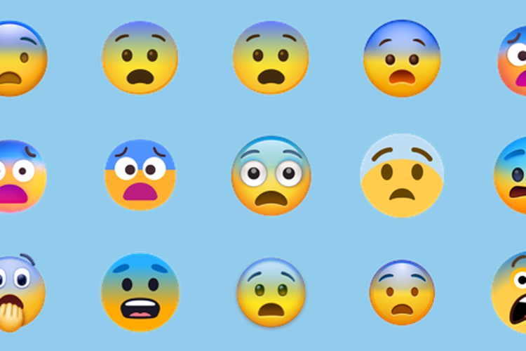 emoji, 10 Emoji Ini Sering Disalahartikan, Berikut Makna Sebenarnya, Emoji cat kuku (Nail Polish), Emoji angin berhembus (Dashing Away), Wajah terbalik (Upside-down Face), Wajah Menahan (Persevering Face), Wanita dengan tangan ke samping (Woman Tipping Hand), Wajah garis putus-putus (Dotted Line Face), Uang dengan sayap (Money with Wings), Wajah mengantuk (Sleepy), Wajah ketakutan (Fearful Face), Orang dipijat (Person Getting Massage)