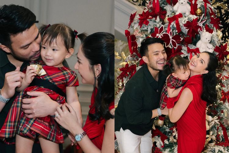 Natal, Yakup Hasibuan, Otto Hasibuan, Jessica Mila Rayakan Natal 2025 dengan Pakaian Serba Merah