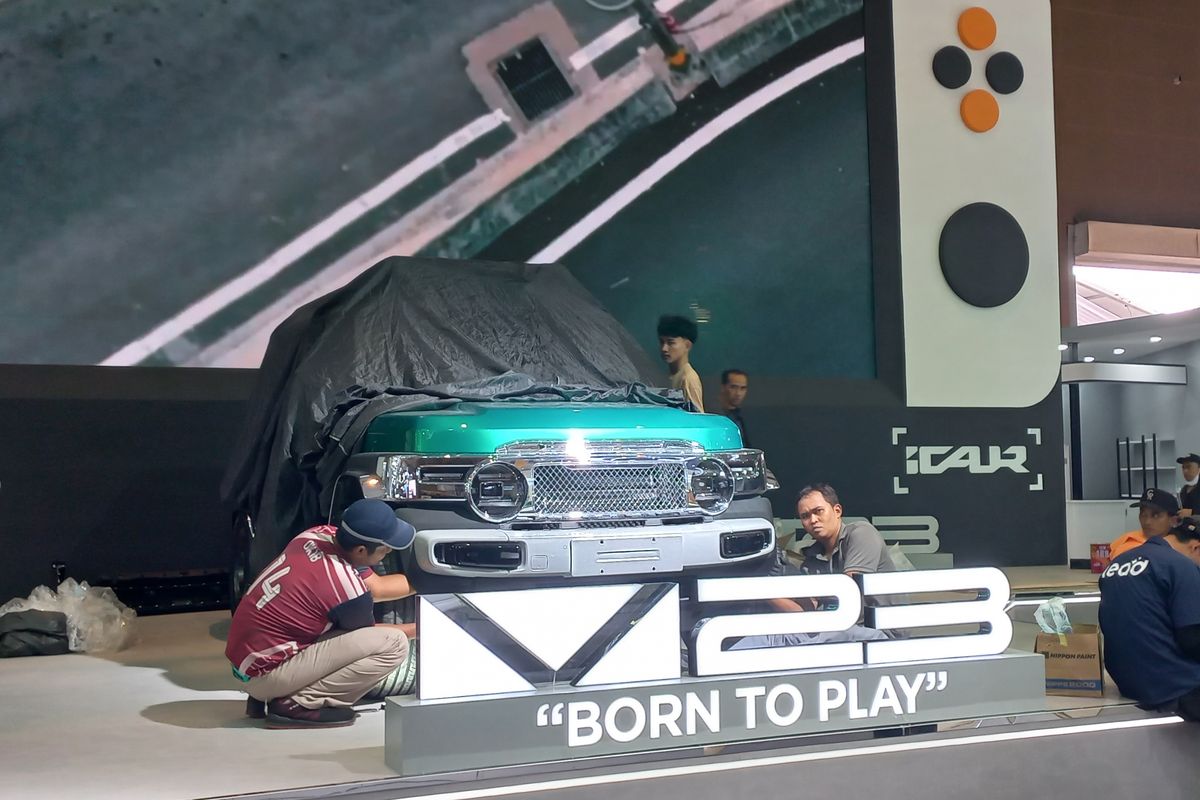 JIExpo Kemayoran, iCar, SUV listrik, Siap Meluncur Besok di IIMS 2026, Intip Spesifikasi iCar V23