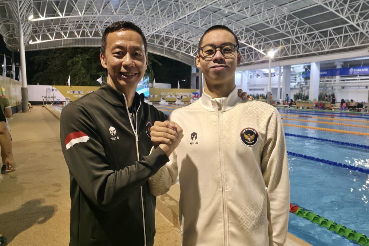 Richard Sam Bera, Akuatik Indonesia, Jason Donovan Yusuf, SEA Games 2025, Richard Sam Bera Komentari Potensi Generasi Emas Akuatik Indonesia di SEA Games 2025