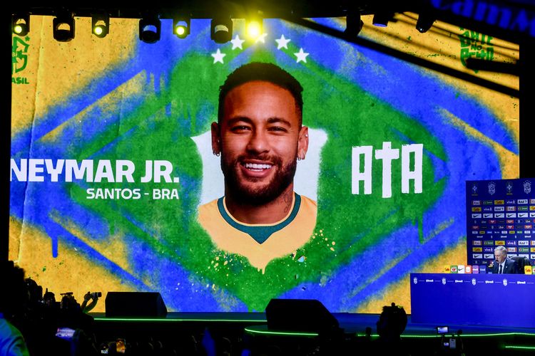 Neymar, Brasil, Piala Dunia 2026, Carlo Ancelotti Tak Buru-buru soal Neymar, Brasil Tak Takut Siapa Pun