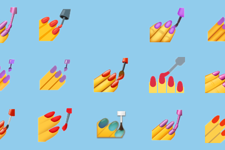 emoji, 10 Emoji Ini Sering Disalahartikan, Berikut Makna Sebenarnya, Emoji cat kuku (Nail Polish), Emoji angin berhembus (Dashing Away), Wajah terbalik (Upside-down Face), Wajah Menahan (Persevering Face), Wanita dengan tangan ke samping (Woman Tipping Hand), Wajah garis putus-putus (Dotted Line Face), Uang dengan sayap (Money with Wings), Wajah mengantuk (Sleepy), Wajah ketakutan (Fearful Face), Orang dipijat (Person Getting Massage)