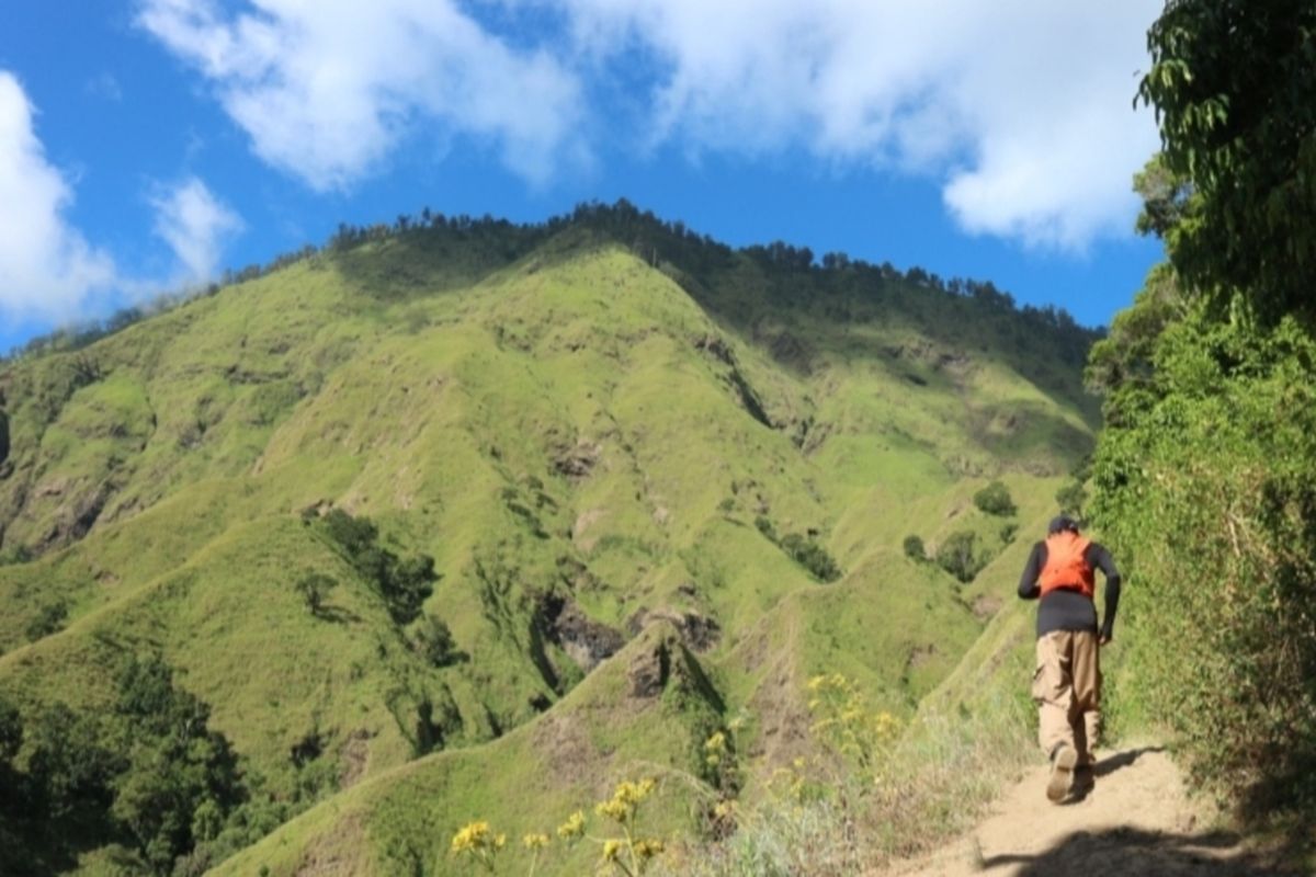 Gunung Rinjani, Rinjani, jalur pendakian Gunung Rinjani, rinjani, TNGR Imbau Pendaki Gunung Rinjani Waspadai Cuaca Ekstrem di Akhir 2025