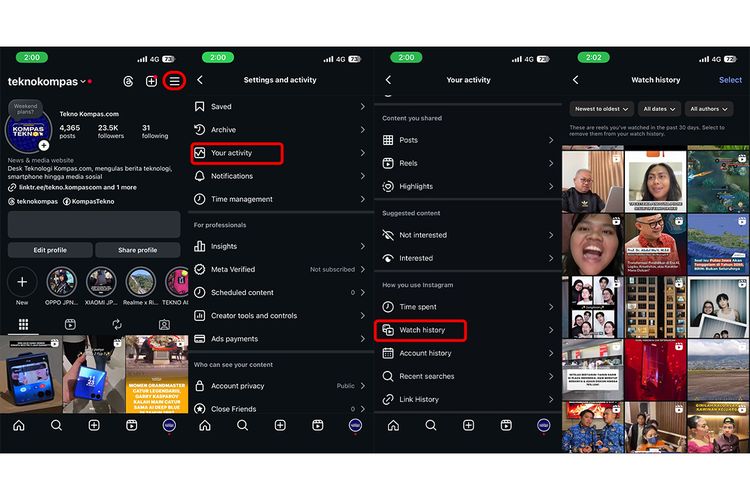 aplikasi, instagram, media sosial, sosial media, fitur IG, fitur ig terbaru, fitur watch story IG, fitur watch history IG, Video Reels yang Pernah Ditonton Kini Bisa Dicari dengan Mudah di Instagram