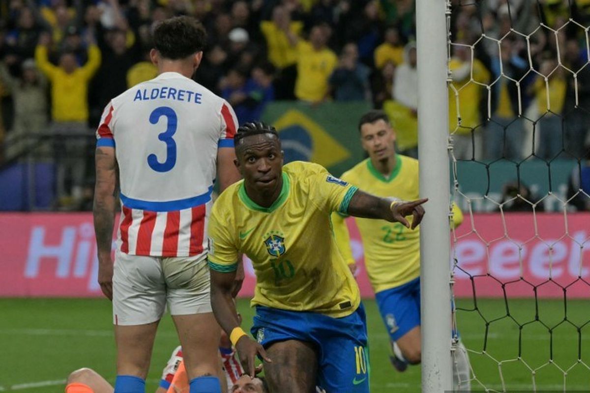 Timnas Brasil, Carlo Ancelotti, Piala Dunia 2026, Brasil Mendominasi Sejak Awal Laga, Ancelotti Amankan Tiket ke Piala Dunia 2026, carlo ancelotti, Brasil Vs Paraguay, Kualifikasi Piala Dunia 2026 Zona Conmebol, Klasemen Kualifikasi Piala Dunia 2026 Zona Conmebol, Susunan Pemain Brasil vs Paraguay, Brasil Lolos ke Piala Dunia 2026 Usai Tekuk Paraguay Lewat Gol Vinicius 1-0, Brasil Mendominasi Sejak Awal Laga, Paraguay Balas Menekan, Brasil Bertahan Kokoh, Ancelotti Amankan Tiket ke Piala Dunia 2026, Klasemen Sementara Kualifikasi Piala Dunia 2026 Zona Conmebol, Susunan Pemain Brasil vs Paraguay di Kualifikasi Piala Dunia 2026 Zona Conmebol, Timnas Paraguay