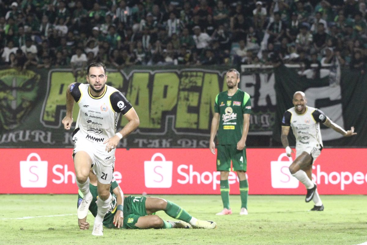 persija, persija jakarta, persebaya surabaya, eduardo perez, Persebaya, Mauricio Souza, Super League 2025-2026, persebaya surabaya vs persija jakarta, Hasil Persebaya Vs Persija 1-3: Macan Kemayoran Akhiri Tren Negatif