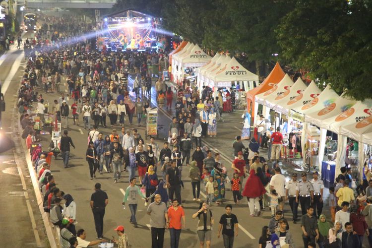 Car Free Night, lalu lintas, Simak Rekayasa Lalu Lintas Saat Car Free Night di Thamrin-Sudirman