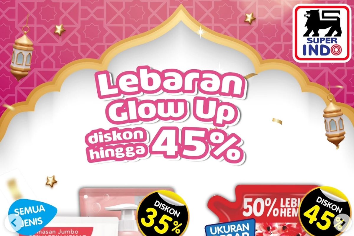 Promo Superindo, Superindo, Promo Superindo Hari Ini 25 Maret 2026, Produk Perawatan Tubuh Diskon 35 Persen, 1. Diskon Spesial untuk Member (hari ini terakhir), 2. Lebaran Glow up (hari ini terakhir), 3. Ekstra Bersih Siap Lebaran (hari ini terakhir), 4. Jajanan Favorit (hari ini terakhir), 5. Daging Sapi Segar Siap Lebaran (hari ini terakhir), 6. Promo Habis-habisan Siap Lebaran (hari ini terakhir), 7. Daging Ayam Segar Siap Lebaran (hari ini terakhir), 8. Aneka Ikan Segar (hari ini terakhir)