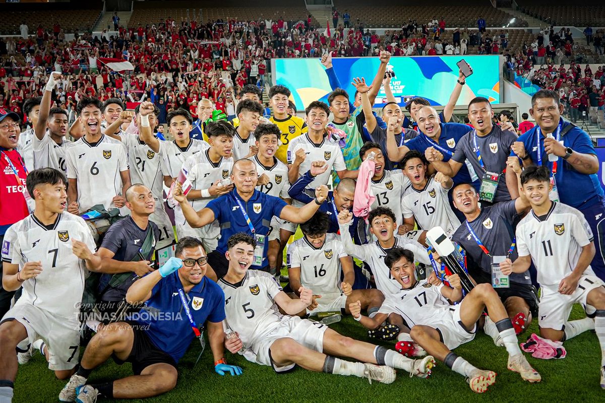 Timnas U17 Indonesia, Piala Asia U17 2025, Timnas U17 Indonesia vs Korea Selatan, PSSI, Erick Thohir, timnas u17 Indonesia, timnas u17 indonesia vs korea selatan, Timnas U17 Kalahkan Finalis Piala Asia 2023, Erick Thohir Apresiasi Perjuangan Luar Biasa