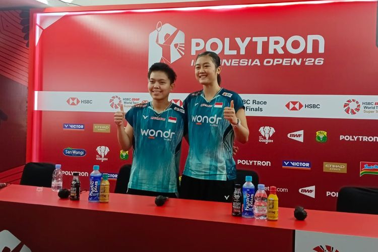 Amallia Cahaya Pratiwi, Siti Fadia Silva Ramadhanti, Istora Senayan, Indonesia Open, Polytron Indonesia Open, Gemuruh Istora Kunci Tiwi/Fadia Tikung Ganda Korsel