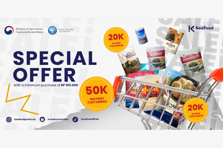makanan Korea, seafood, kuliner Korea, Seafood, K-Seafood Pavilion, promo menarik, Shopee, Kuliner Korea, makanan korea, produk autentik, Kini Seafood Autentik Korea Bisa Dinikmati di Rumah lewat K-Seafood Pavilion di Shopee