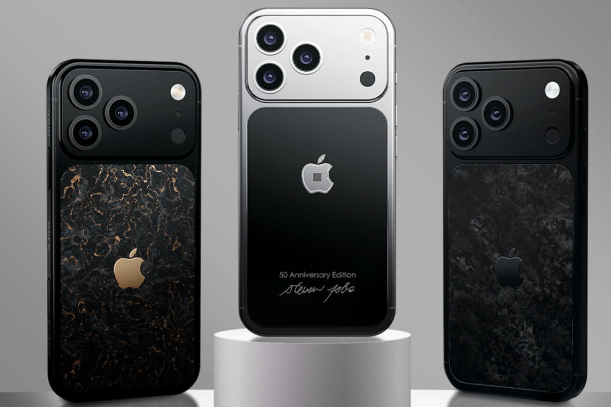 Caviar, Steve Jobs, iPhone, iPhone 17 Pro, iPhone 17 Pro Ini Berhiaskan Potongan Baju Asli Steve Jobs, Harganya Setara Mobil