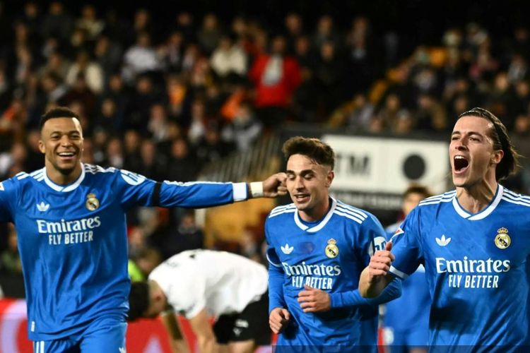 Valencia vs Real Madrid, klasemen Liga Spanyol, Valencia, Klasemen Liga Spanyol Usai Hasil Valencia Vs Real Madrid 0-2