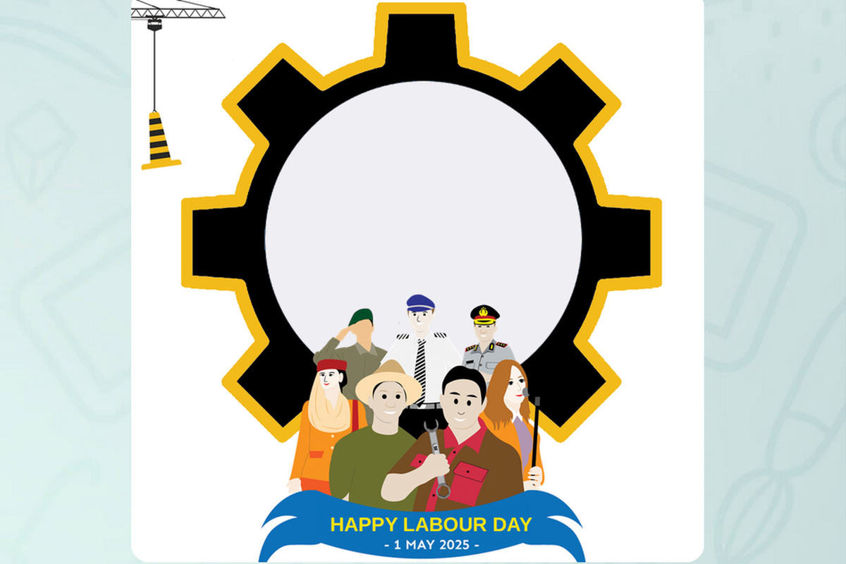 Hari Buruh, 1 Mei, Labor Day, Twibbon Hari Buruh 2025, download Twibbon Hari Buruh 2025, Download Twibbon Hari Buruh 2025, twibbon hari buruh 2025, 25 Link Download Twibbon Hari Buruh 2025 yang Keren dan Menarik