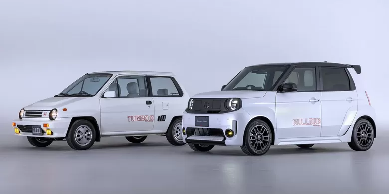 Honda, mobil listrik, Honda Super-One, City car, Inspirasi Modifikasi Retro, Honda Super-One Pakai Gaya Bulldog