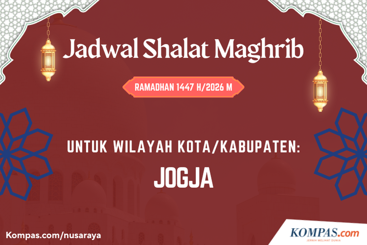 Jadwal shalat Maghrib, Jogja, jadwal shalat Maghrib Jogja, Ramadhan 2026, Jadwal Shalat Maghrib Jogja Selama Ramadhan 2026