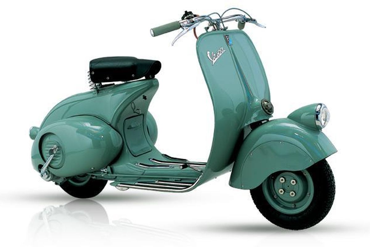 Vespa, Kisah Lahirnya Vespa, Desain Pengendara Dulu Baru Motor