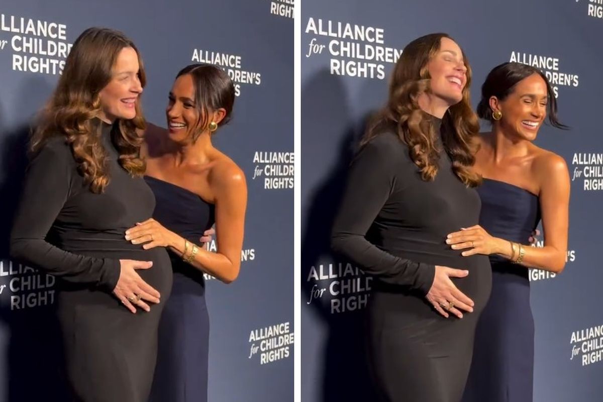 Putri Diana, Meghan Markle, Pangeran Harry, Alliance of Moms, Paris Fashion Week, Meghan Markle Tampil Elegan, Kenakan Aksesori Putri Diana dalam Acara Terbaru, Tampil sederhana dengan gaya khas Meghan Markle, Aksesori Putri Diana jadi sorotan utama, Hadir bersama sahabat dalam acara sosial, Gaya yang berkembang namun tetap konsisten