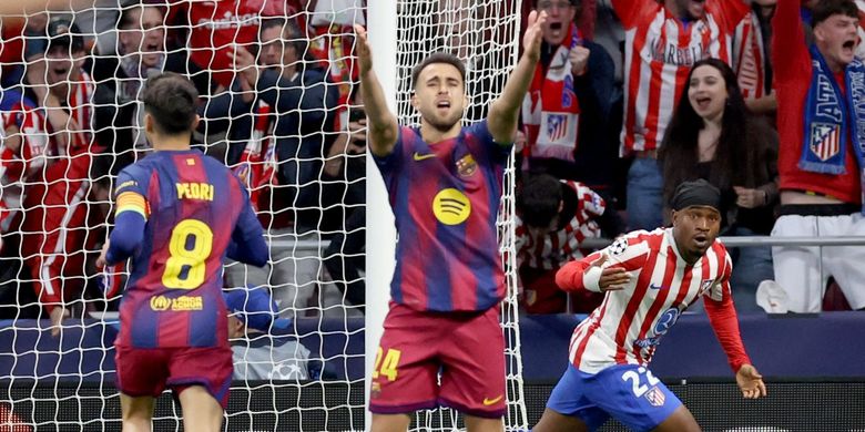 Atletico, Madrid, UEFA Champions League, Raphinha, suporter, wasit, Kekecewaan Raphinha Usai Barcelona Tersingkir: Ejek Suporter Atletico hingga Sindir Wasit