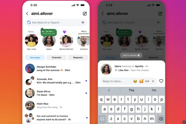 Media sosial, Instagram, fitur baru, aplikasi, instagram, media sosial, sosial media, Aplikasi, meta, Fitur Baru Instagram, Bisa Pamer Lagu Spotify Real-Time ke IG Note