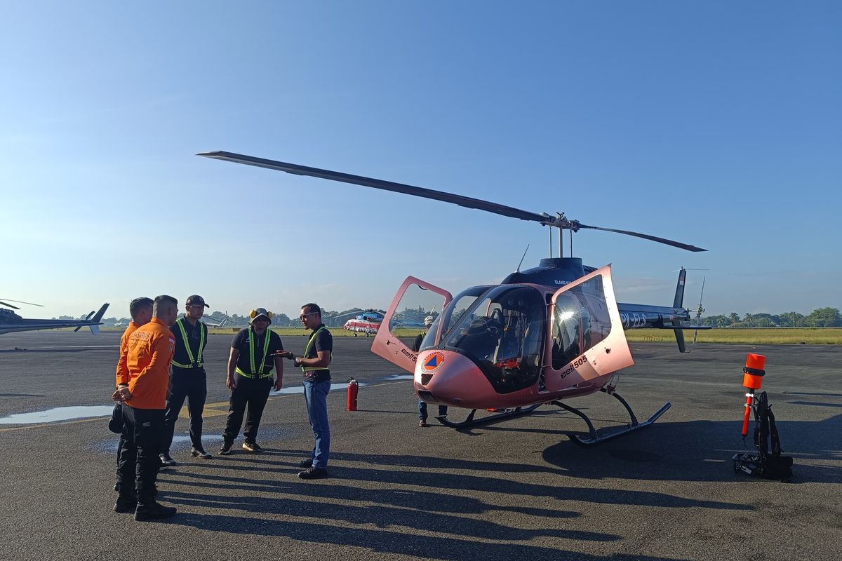 helikopter jatuh, helikopter hilang kontak, helikopter Kalsel, helikopter jatuh di Tanah Bumbu, hilang kontak helikopter, helikopter pk rgh, Detik-detik Helikopter Hilang di Kalsel: Terlihat Berasap dan Terbang Rendah sebelum Jatuh