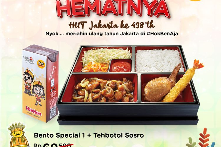promo makanan hut jakarta, promo makanan hari ini, HUT Jakarta 2025, promo makanan hut jakarta 2025, promo makanan hari ini di jakarta, 7 Promo Makanan Spesial HUT ke-498 Kota Jakarta, Ada yang Cuma Modal KTP, 1. Cupbop Indonesia, 2. Go! Go! Curry!, 3. Hokben, 4. Shake Shake, 5. Abuba Steak, 6. Burger Bangor, 7. The People's Cafe