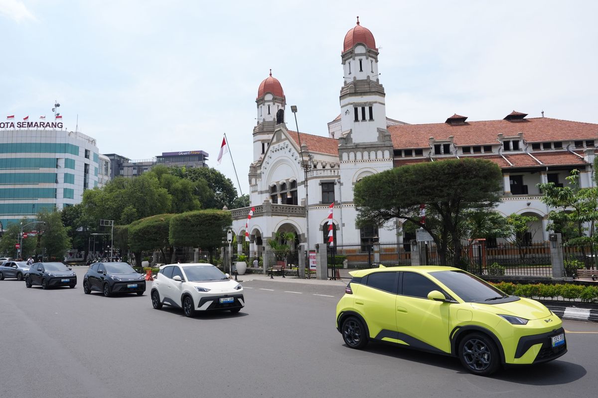 BYD Atto 1, biaya mudik, Estimasi Biaya Mudik Rute Jakarta-Semarang Pakai BYD Atto 1
