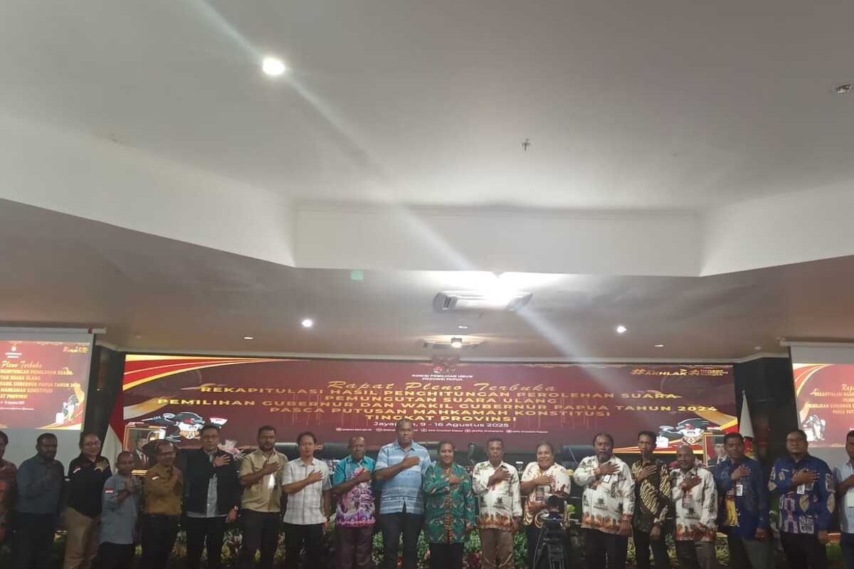 rekapitulasi, Pilkada Papua, rekapitulasi suara, PSU Pilkada Papua, PSU Pilkada Papua: Rekapitulasi Suara 4 Kabupaten Sudah Ditetapkan KPU