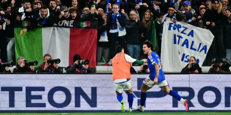 Italia, Irlandia Utara, Piala Dunia 2026, Sandro Tonali, Moise Kean, Piala Dunia, playoff Piala Dunia 2026, Gennaro Gattuso, Kata-kata Gennaro Gattuso Usai Hasil Italia Vs Irlandia Utara 2-0