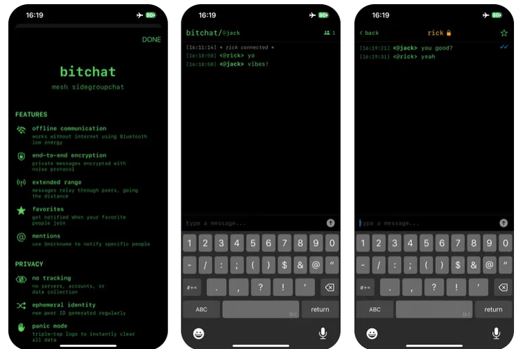 BitChat, Jack Dorsey, App Store, Bitchat, Aplikasi Pesan BitChat Kini Tersedia di App Store
