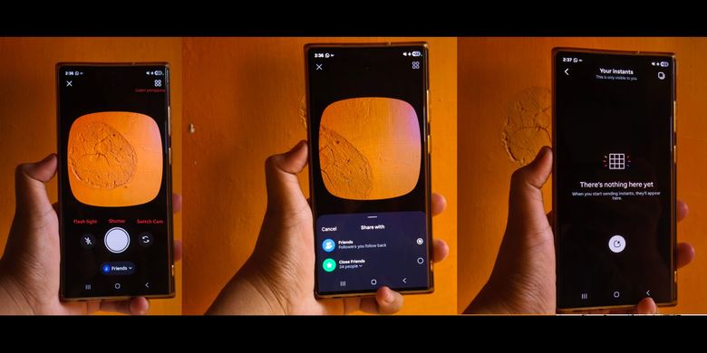Instagram, BeReal, DM IG, Cara Matikan Fitur Instants Instagram biar Tak Was-was Saat Buka DM, Cara matikan fitur Instants IG, Cara pakai fitur Instants, Cara hapus foto Instants, Cara menambah emoji dan balasan