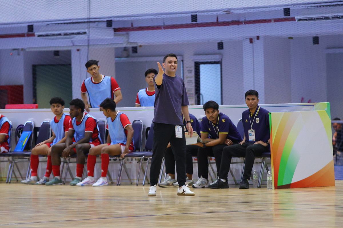 Timnas Futsal Indonesia, Hector Souto, Thailand, Timnas Futsal Indonesia vs Thailand, Indonesia ke Final Piala AFF Futsal 2026, Hector Souto Sebut Thailand Favorit