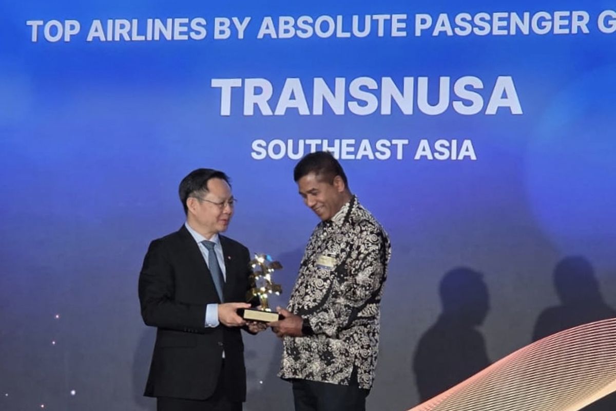TransNusa, Changi Airline Awards, Changi Airline Awards 2026: Maskapai Indonesia Catat Pertumbuhan Penumpang Tertinggi di Asia Tenggara