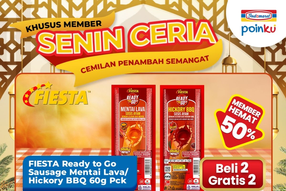 Indomaret, promo Indomaret, Promo Indomaret Hari Ini 16 Maret 2026, Minyak Goreng Harga Miring, 1. Senin Ceria, 2. Festival Ramadhan (hingga 18 Maret), 3. Hemat Minggu Ini (hingga 18 Maret), 4. Super Hemat Private Label (hingga 18 Maret), 5. Super Hemat Makanan & Minuman (hingga 18 Maret), 6. Beli Banyak Lebih Hemat (hingga 18 Maret), 7. Tebus Heboh (hingga 18 Maret), 8. Promo Susu (hingga 18 Maret)