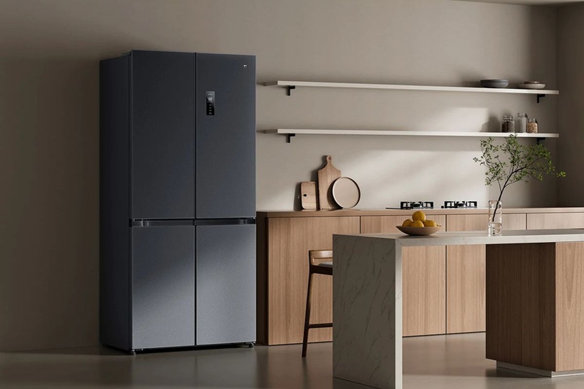 Xiaomi, kulkas, Mijia, Mijia Refrigerator Cross Door 510L, kulkas pintar, Kulkas, Kulkas pintar, Xiaomi Rilis Kulkas Mijia Cross Door di Indonesia, 4 Pintu Kapasitas 510 Liter