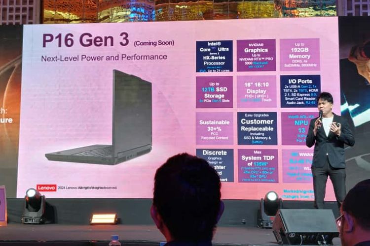 Lenovo, laptop, Lenovo ThinkPad P16 Gen 3, Laptop Workstation, harga Lenovo ThinkPad P16 Gen 3, spesifikasi Lenovo ThinkPad P16 Gen 3, Lenovo ThinkPad P16 Gen 3 Resmi di Indonesia, Laptop Workstation dengan Intel Core Ultra 9 HX-Series