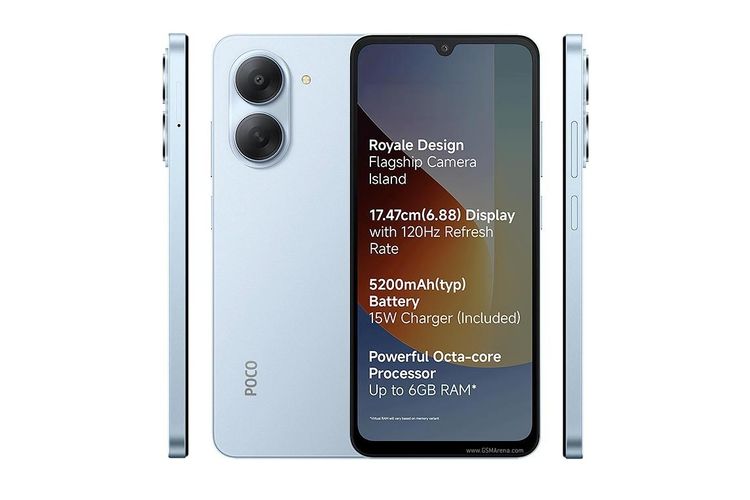 Poco, Poco C81, Poco C81x, HP murah, Xiaomi, HyperOS, Unisoc, RAM 4 GB, harga Poco C81, Poco C81 dan C81x Resmi, HP Murah dengan Baterai 6.300 mAh