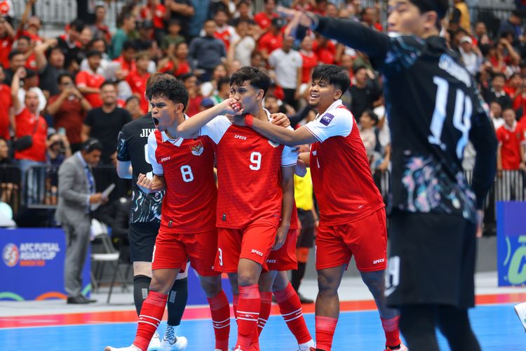 Timnas Futsal Indonesia, Piala Asia Futsal, Timnas Futsal Indonesia vs Korea Selatan, Hector Souto, Hasil HT Piala Asia Futsal 2026: Indonesia Unggul 2-0 atas Korsel