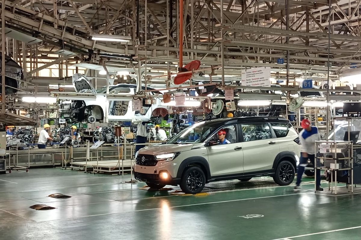 Suzuki Indonesia, Suzuki, pabrik, produksi mobil, otomotif, Suzuki Indomobil Motor (SIM), Suzuki indonesia, kendaraan bermotor, Proses Produksi Mobil Suzuki Cuma Butuh Waktu 2 Menit