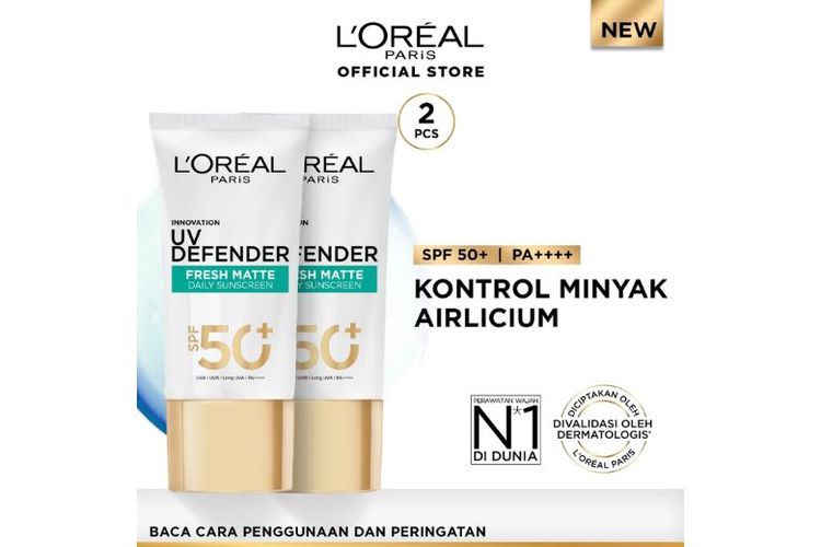 sunscreen, matte, kulit berminyak, sunscreen matte finish, oil control, makeup, Kahf, matte finish, Avoskin, 13 Rekomendasi Sunscreen Matte Finish untuk Kulit Berminyak, 1. SKINTIFIC Matte Fit Serum Sunscreen SPF50+ PA++++, 2. L'Oréal Paris UV Defender Matte &amp; Fresh SPF50+ PA++++, 3. Kahf Invisible Matte Sunscreen Stick SPF50 PA++++, 4. Avoskin The Great Shield Sunscreen SPF 50 PA++++, 5. N'PURE Cica Beat The Sun Matte SPF50+ PA++++, 6. Biore UV Fresh &amp; Bright Oil Control Matte SPF50+ PA+++, 7. Facetology Triple Care Sunscreen SPF40 PA+++, 8. Carasun Healthy Matte UV Protector SPF45 PA++++, 9. The Aubree Artemisia Daily Sunscreen SPF 50 PA++++, 10. TERATU BEAUTY Tinted Physical Sunscreen , 11. LABORÉ Physical Sunscreen SPF50 PA++++, 12. La Roche-Posay Anthelios Anti-Shine SPF50+, 13. Wardah UV Shield Acne Calming Sunscreen Moisturizer SPF35 PA+++