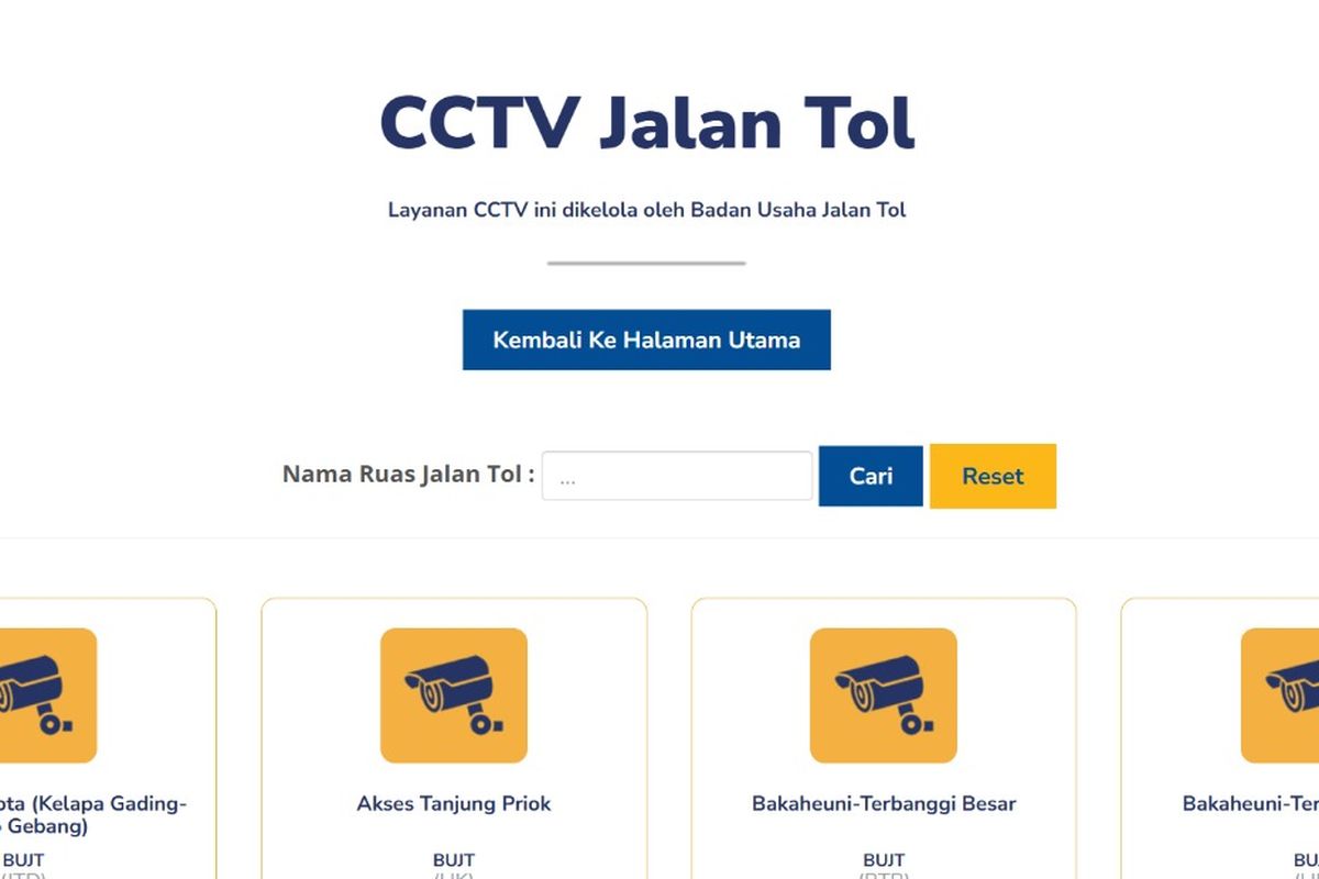 Link Resmi Mudik Lebaran 2026: Pantau 1.351 CCTV Real Time