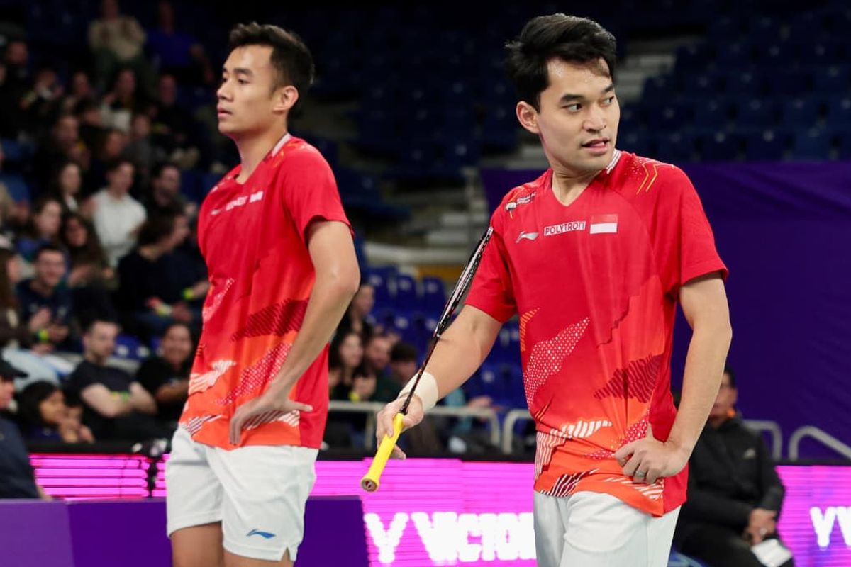 German Open, All England, Swiss Open, Orleans Masters, Fajar Alfian, Muhammad Shohibul Fikri, Leo Rolly Carnando, Bagas Maulana, Rapor Ganda Putra Indonesia Usai Tur Eropa, Alarm Jelang Piala Thomas