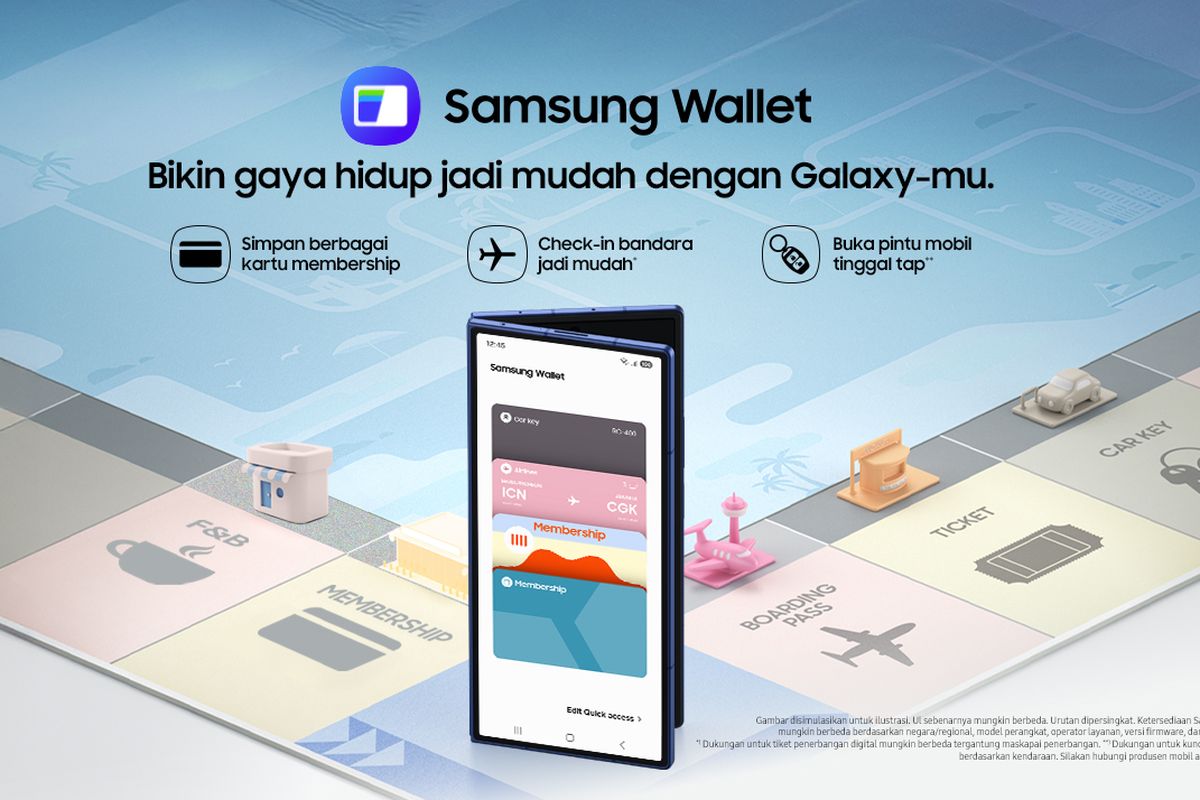Samsung, dompet digital, Samsung Wallet, samsung wallet, Samsung Wallet Resmi di Indonesia, Bisa Simpan Kartu, Tiket, hingga Kunci Digital